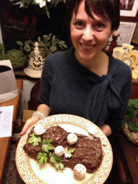 Me and my buche de noel